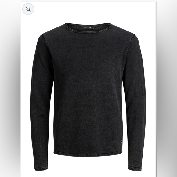 JACK & JONES JJELEO KNIT CREW NECK NOOS CAVIAR S - Picture 3 of 10